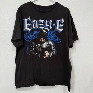 Eazy E Straight Outta Compton Graphic T Shirt Black XL Ruthless Records